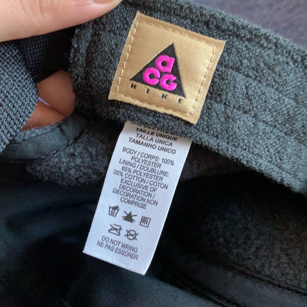 ‼️SOLD‼️Nike ACG soft black hat! New - Picture 5 of 5